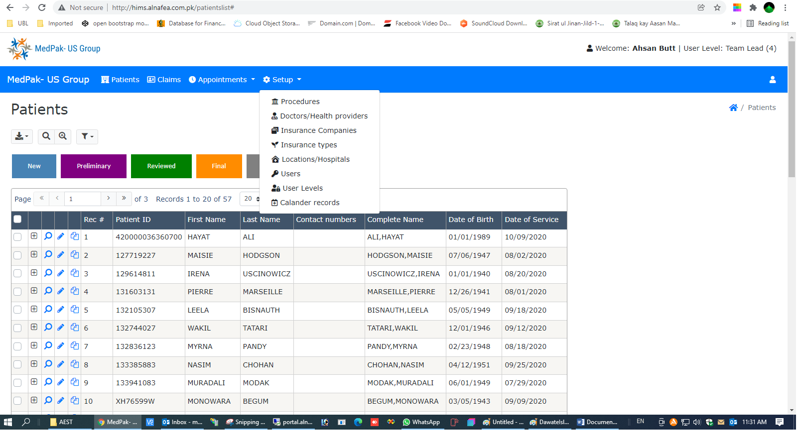 Health Information Management System